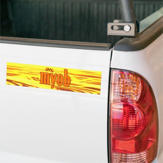 Maan! Bumpersticker (Op Truck)