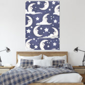 Maan Canvas Afdruk (Insitu (Slaapkamer))