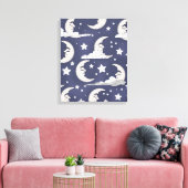 Maan Canvas Afdruk (Insitu (Woonkamer))
