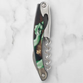 Maan Chinees Nieuwjaar Slang Monogram Verjaardag C Kurkentrekker (Achterkant)