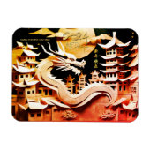 Maan Chinees Nieuwjaar van de Draak 2024 FPM2 Magneet (Horizontaal)