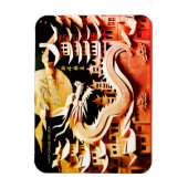 Maan Chinees Nieuwjaar van de Draak 2024 FPM2 Magneet (Verticaal)