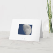 Maan Close-up Fotografie Blank Kaart (Achterkant)