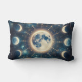 Maan Cyclus Pijl Kussen (Achterkant)