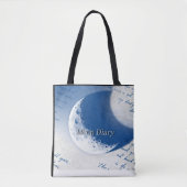 Maan Dagboek Tote Bag (Voorkant)