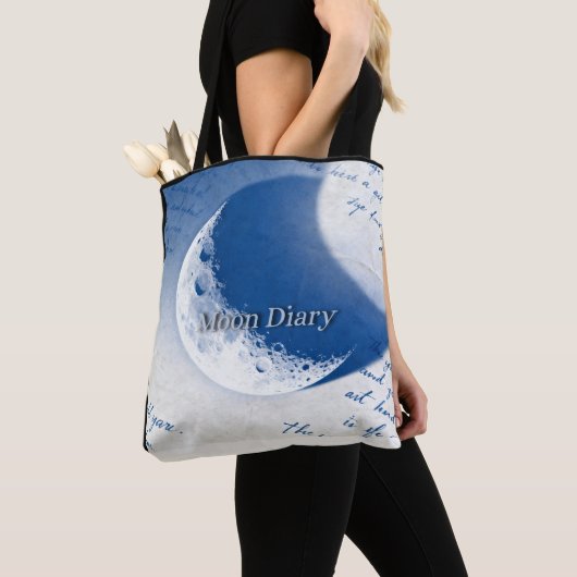 Maan Dagboek Tote Bag (Dichtbij)
