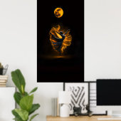 Maan Dans Poster (Thuiskantoor)