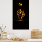 Maan Dans Poster (Keuken)