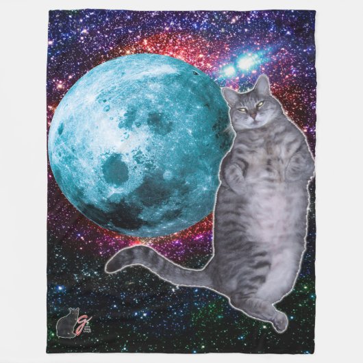 Maan Danser Bosco Fleece Deken (Voorkant)