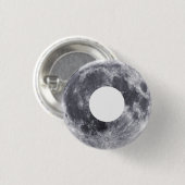 Maan Donut Ronde Button 3,2 Cm (Voorkant /achterkant)