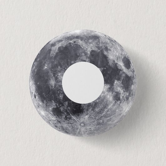 Maan Donut Ronde Button 3,2 Cm (Voorkant)