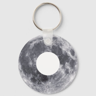 Maan Donut Sleutelhanger
