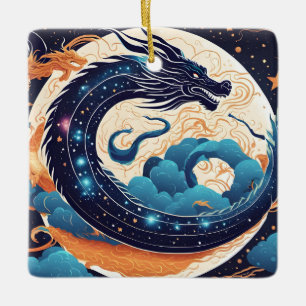 maan draak ornament