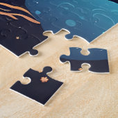 maan draak puzzel (Zijkant)