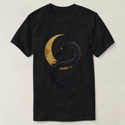 Maan Draak T-shirt (Design voorkant)