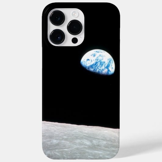 Maan- en aardopkomst ruimtefoto Case-Mate iPhone case (Achterkant)