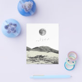Maan- en bergwandkunst flyer (Enkel)