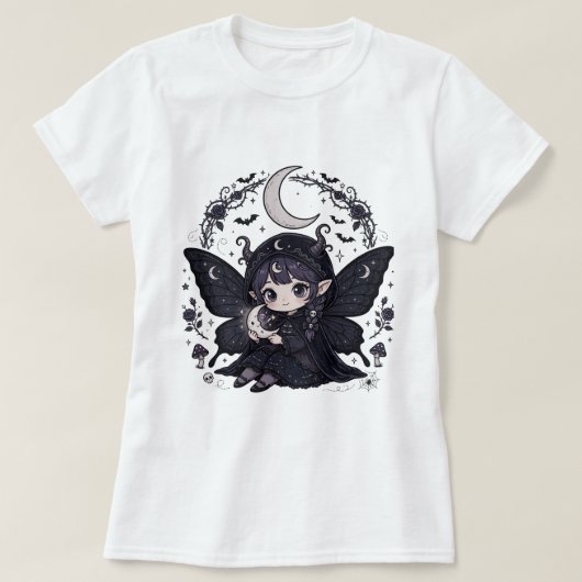 Maan en fee ontwerp t-shirt (Design voorkant)