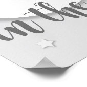 Maan- en gordelstars Nursery Art Afdrukken 3 van 3 Poster (Hoek)