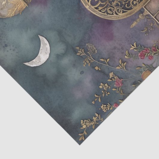 MAAN EN KASTEEL DECOUPAGE TISSUEPAPIER (Detail)