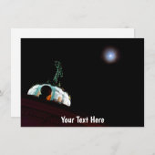  maan en kruis, Quito, Ecuador-kaart (Voorkant / Achterkant)