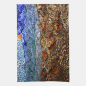 Maan en landschap theedoek (Verticaal)