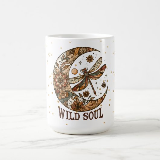 Maan en libel koffiemok (Center)