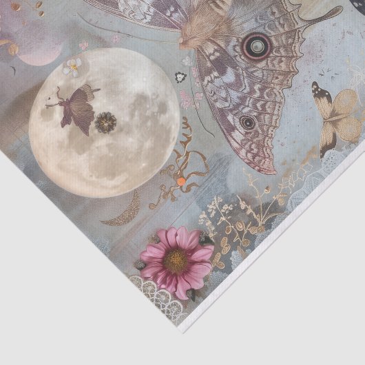 MAAN EN MOT DECOUPAGE VLOEIPAPIER TISSUEPAPIER (Detail)