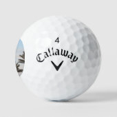 Maan en palmen Golfballen (Logo)