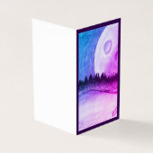 Maan en planeet - Paarse Kaart (Buitenkant)