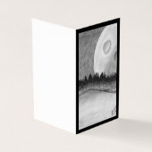 Maan en Planeet - Zwart Kaart (Buitenkant)