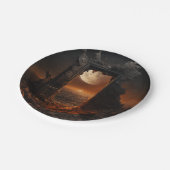 Maan en ruimte Borden Papieren Bordje (Gekanteld)