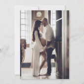 Maan en Sterren Baby Shower Foto Dankkaart  Kaart (Achterkant)