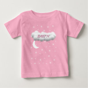 maan en sterren baby T-Shirt