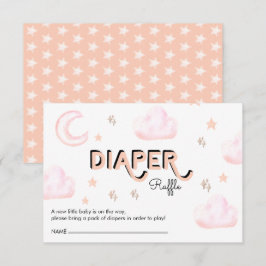 Maan en sterren | Cadeau kaart voor baby shower