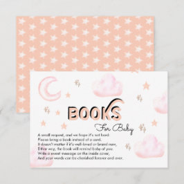 Maan en sterren | Cadeau kaart voor babyshower
