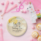 Maan en Sterren Crème 1e Verjaardag Papieren Bordje (Feest)