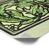 Maan en sterren door Alphonse Mucha Poster (Hoek)