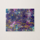 "Maan en sterren" Game Puzzle (Goud-Etc) Legpuzzel (Horizontaal)