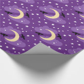 Maan en sterren | halloween-inpakpapier cadeaupapier (Hoek)