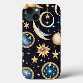 Maan en sterren hemels Case-Mate iPhone case