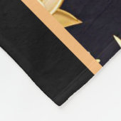 Maan en sterren hemels fleece deken (Hoek)