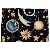Maan en sterren hemels groot cadeauzakje (Achterkant)
