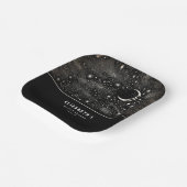 Maan en sterren Hemels sterrenhemel Papieren Bordje (Gebogen)