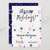 Maan en sterren. kaart (Voorkant / Achterkant)