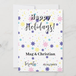 Maan en sterren. kaart