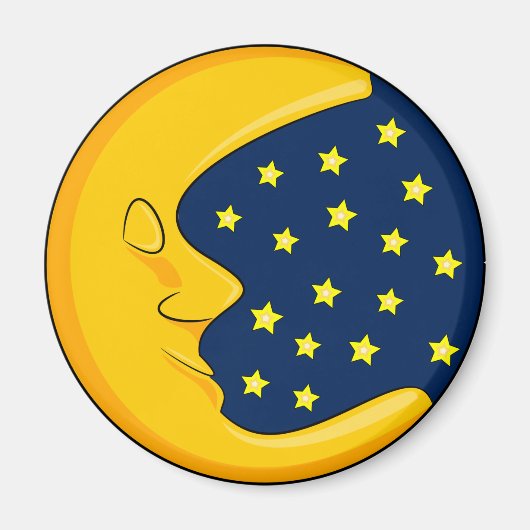 Maan en sterren magneet (Voorkant)