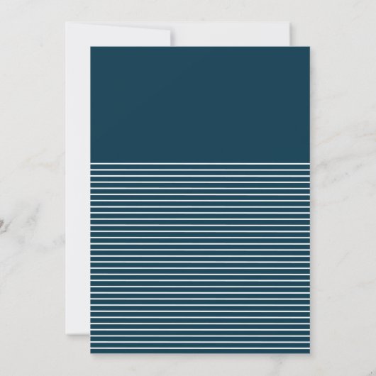 Maan en sterren, modern verjaardagsfeestje kaart (Achterkant)