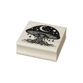 Maan en sterren Mushroom Rubber Stamp Rubberstempel (Stempel)