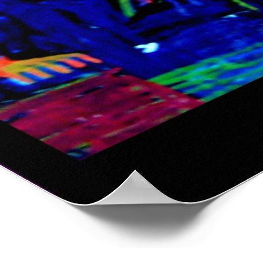 maan en sterren poster (Hoek)